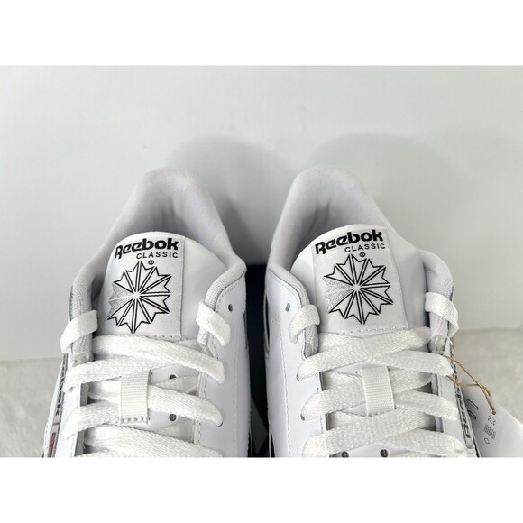 Reebok Classic Leather Clip V2 Mens 10.5 White Leather Sneakers 100202357 New main image 10